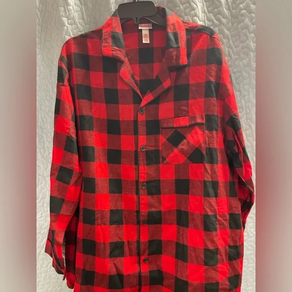 Flannel pajama top - Picture 3 of 6